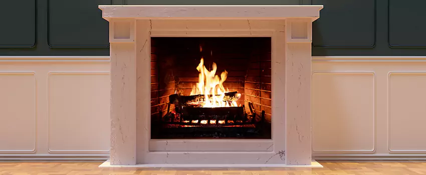 Decorative Electric Fireplace Installation in Manteca, California