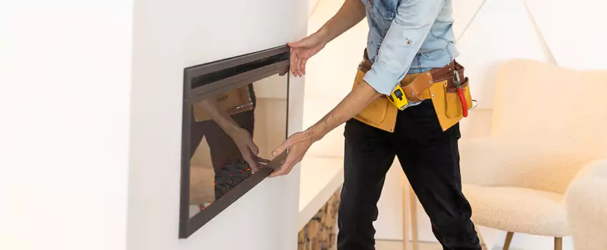 Metal Fireplace Installation in Manteca, California