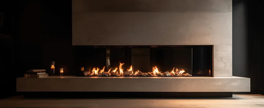 Gas Fireplace Ember Bed Design Services in Manteca, California