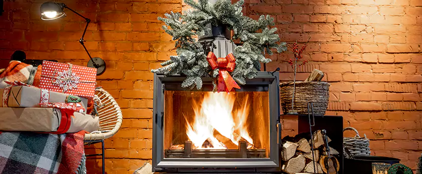 Travis Industries Linear Gas Fireplace Installation in Manteca, California