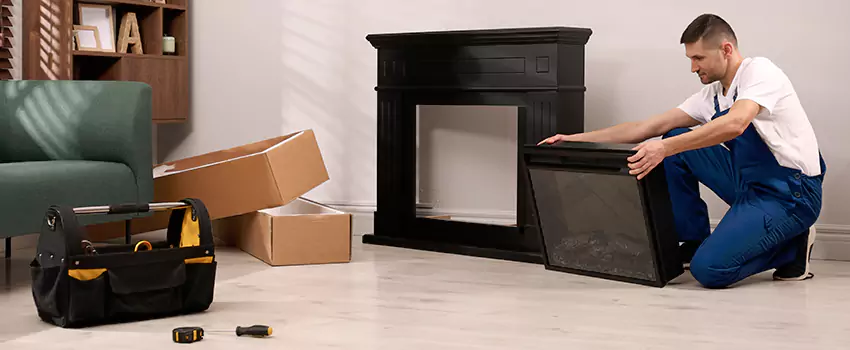 Old Rusted Metal Fireplace Repair And Replacement in Manteca, CA